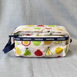 Vintage Mendoza Fruit Pattern Wallet Wristlet